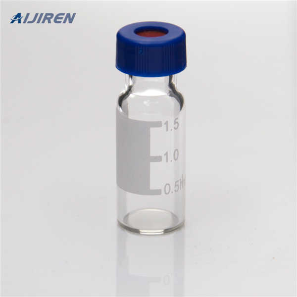 thread integrity transparent HPLC GC sample vials